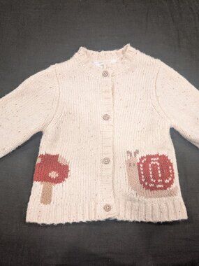 Mayoral Snail Knit Set, Cream/Rust